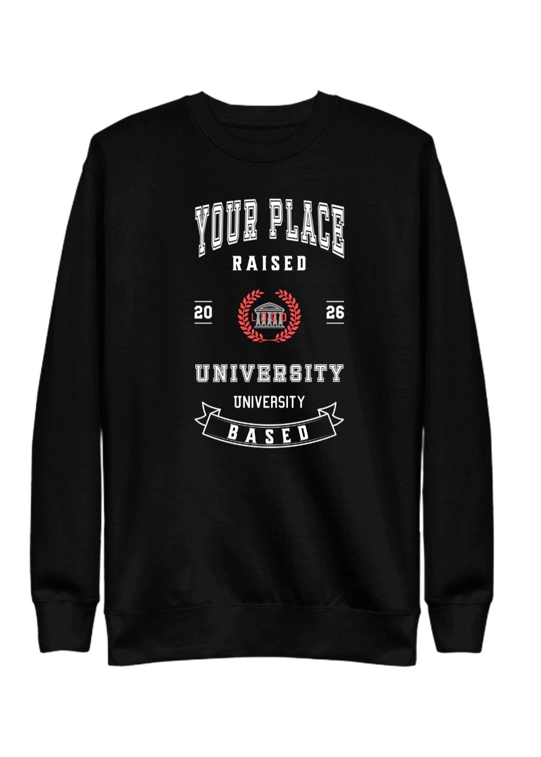 University Edition Personalised Sweatshirt with Logo