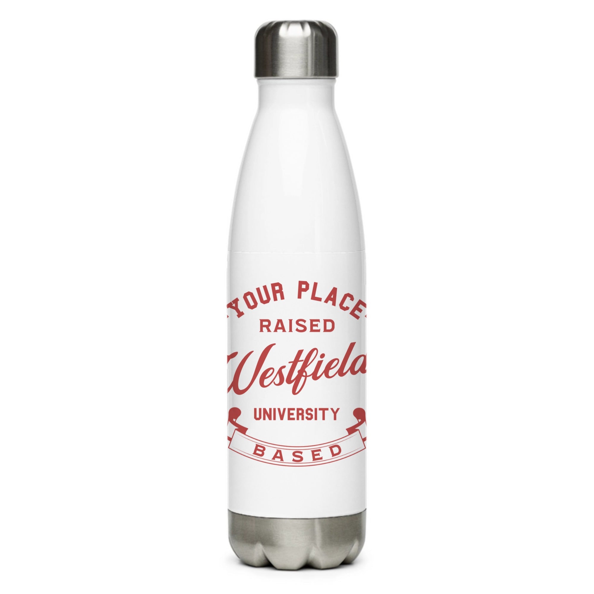University Edition Personalised Stainless Steel Water Bottle