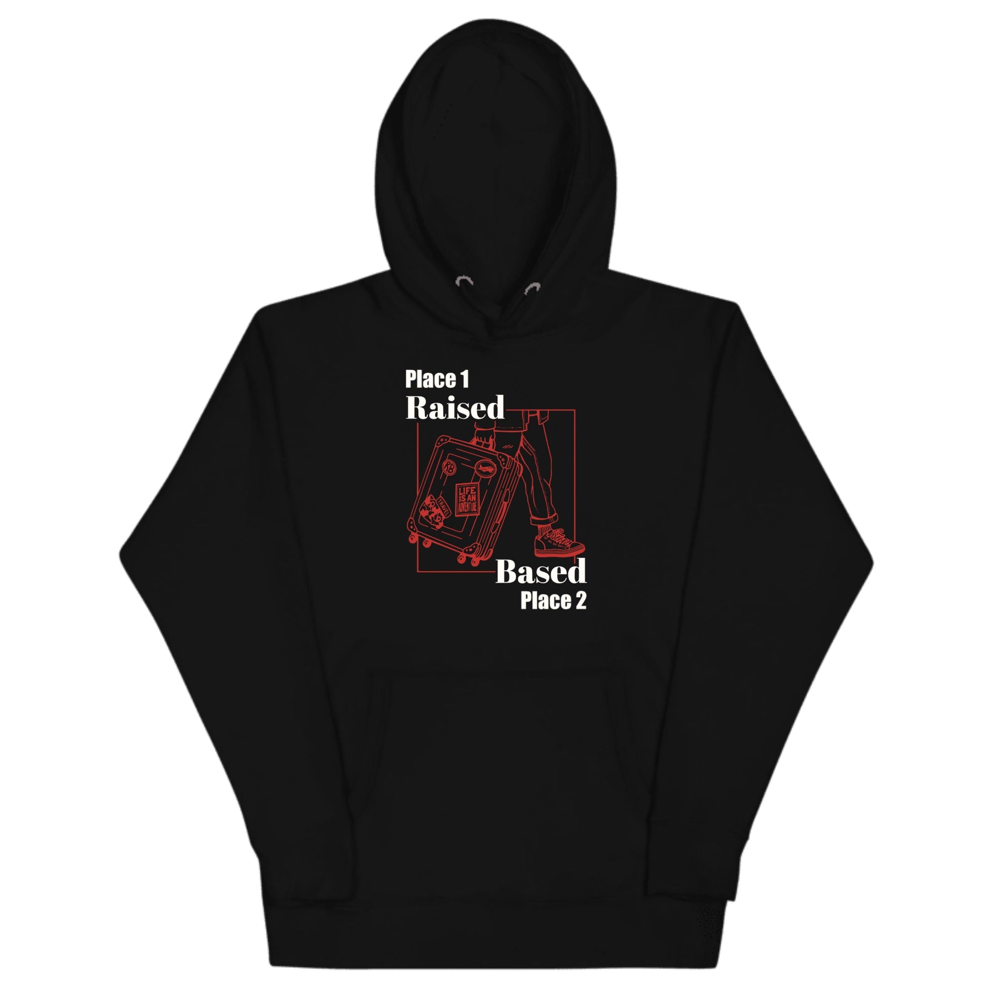 Personalised Unisex Premium Pullover Hoodie