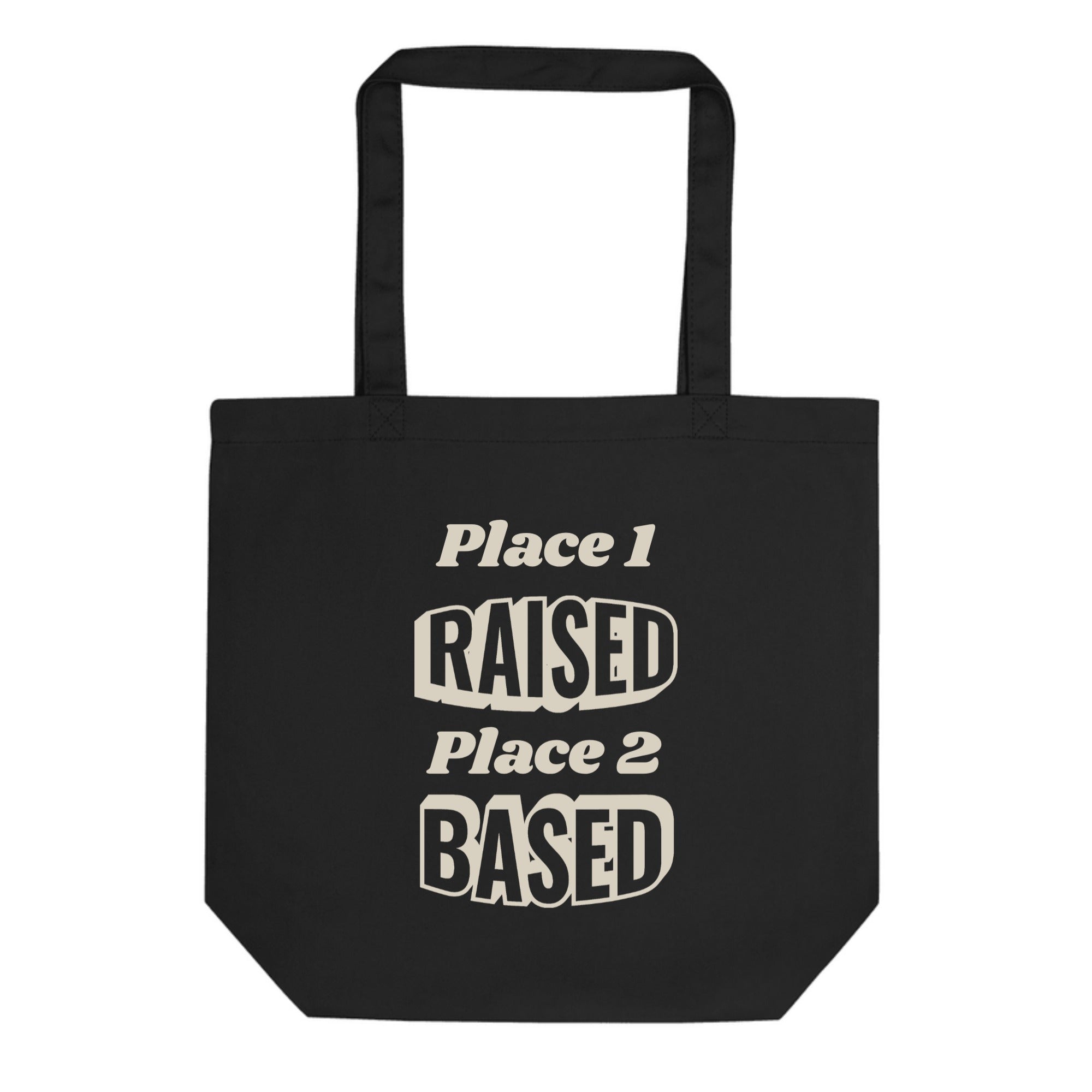 Personalised Black Eco Tote Bag