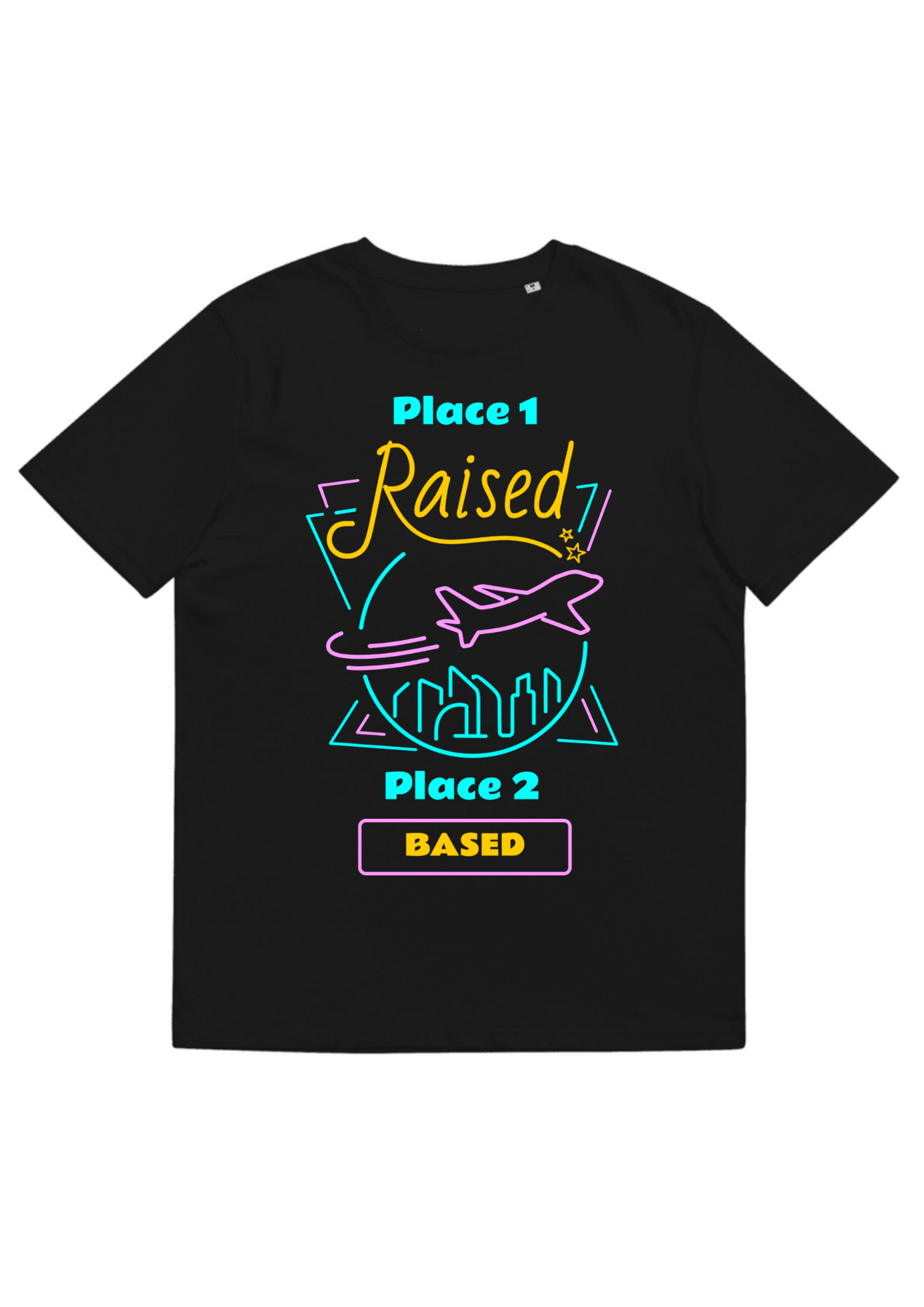 Personalised Unisex Organic Cotton T-Shirt