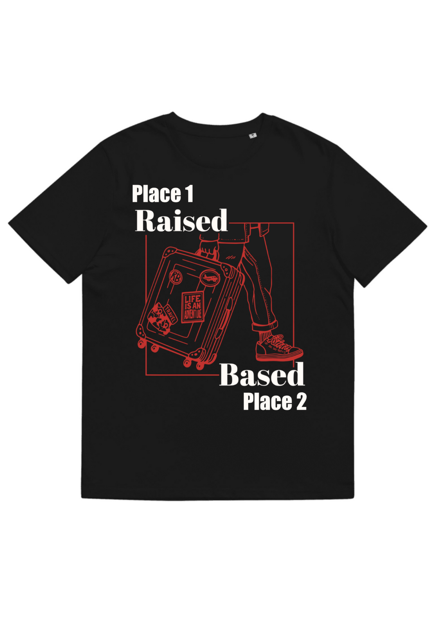 Personalised Unisex Organic Cotton T-Shirt