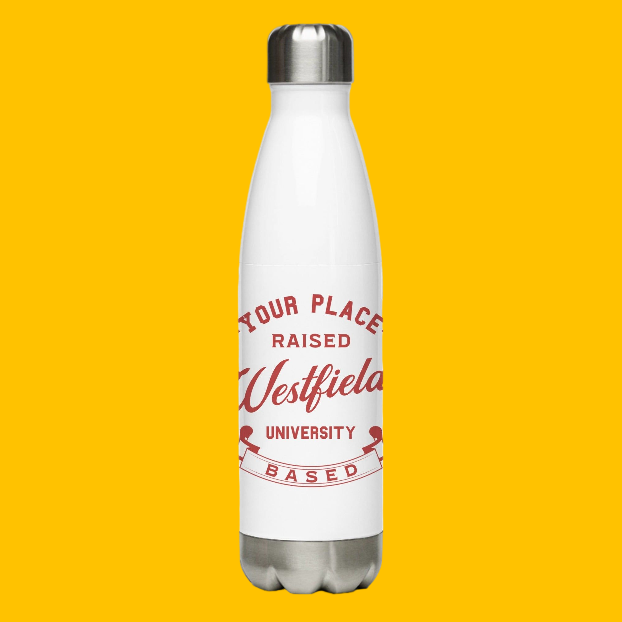 University Edition Personalised Stainless Steel Water Bottle