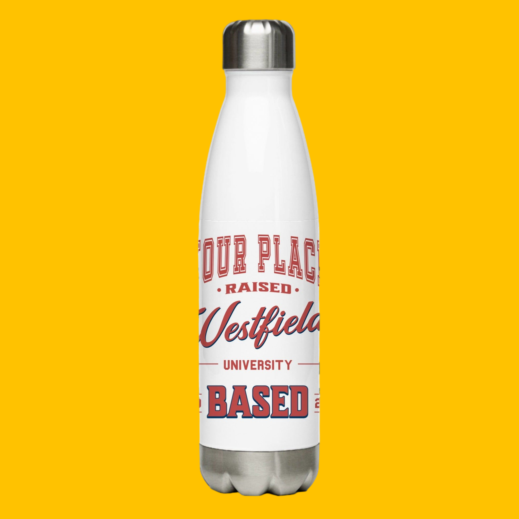 University Edition Personalised Stainless Steel Water Bottle