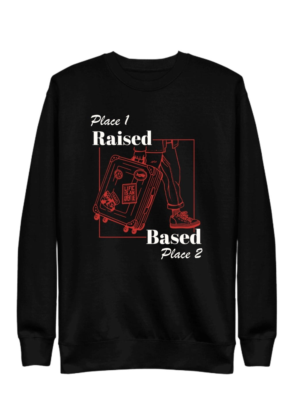 Personalised Unisex Premium Sweatshirt