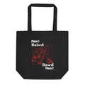 Personalised Black Eco Tote Bag