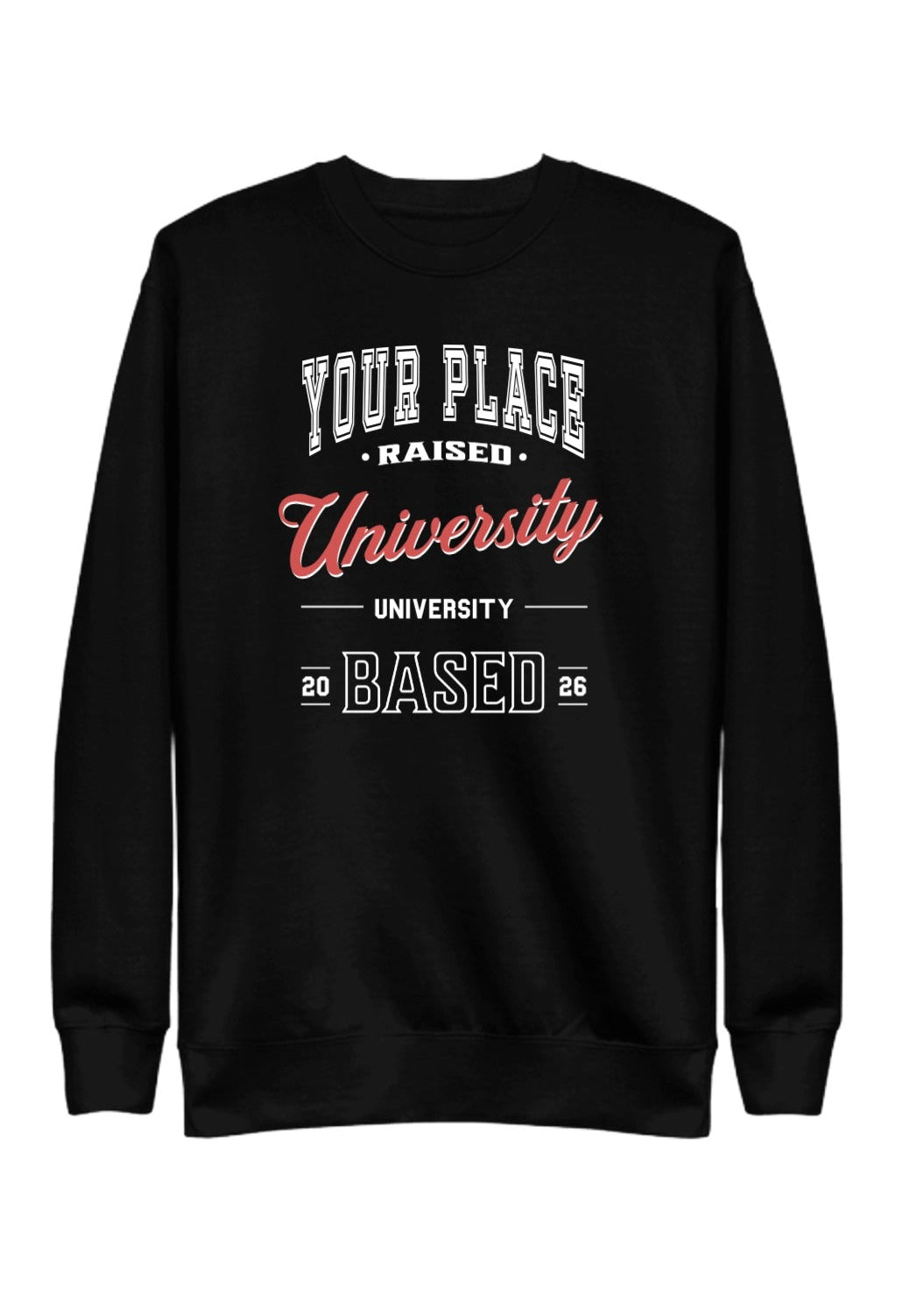 University Edition Personalised Sweatshirt