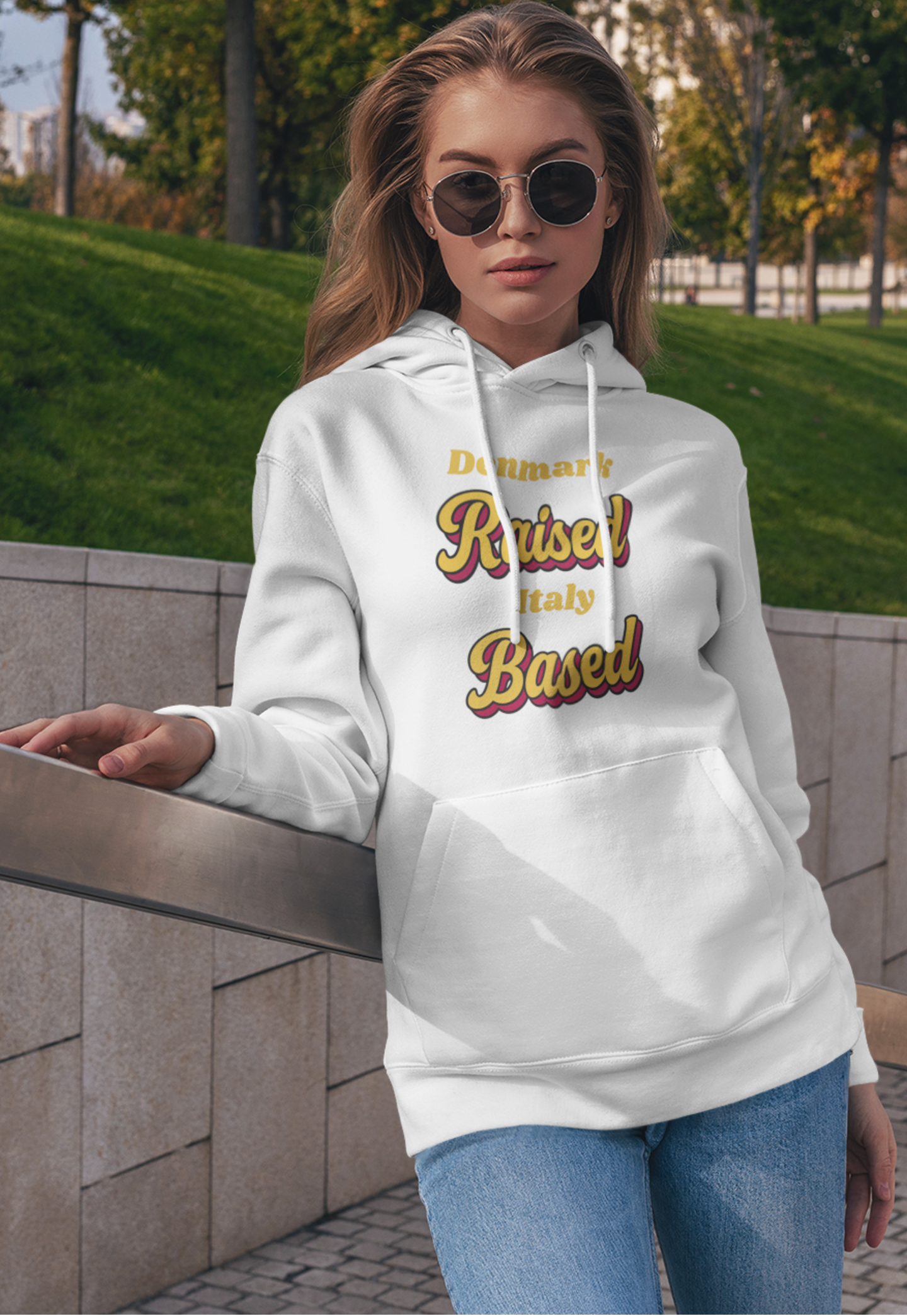 Personalised Unisex Premium Pullover Hoodie