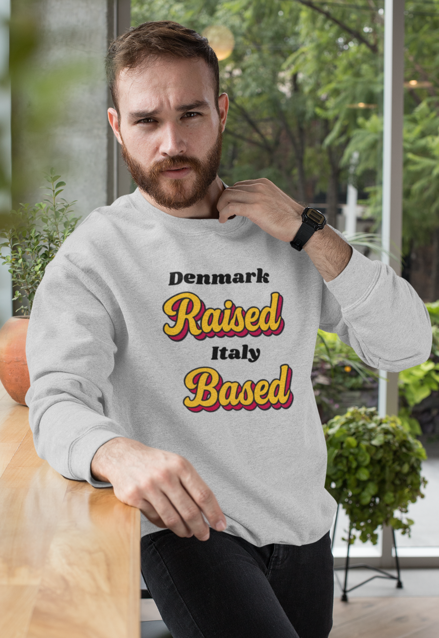 Personalised Unisex Premium Sweatshirt