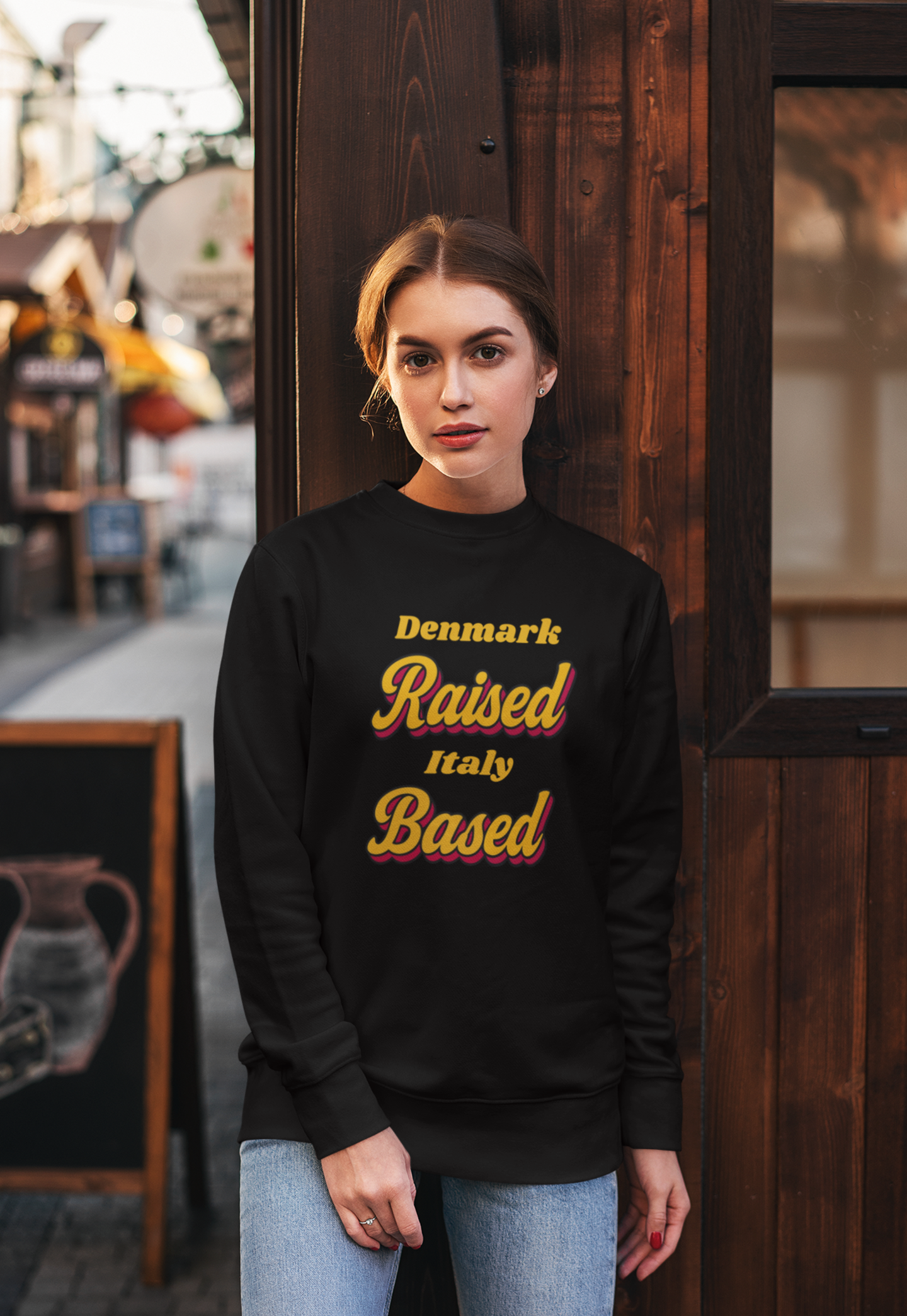 Personalised Unisex Premium Sweatshirt