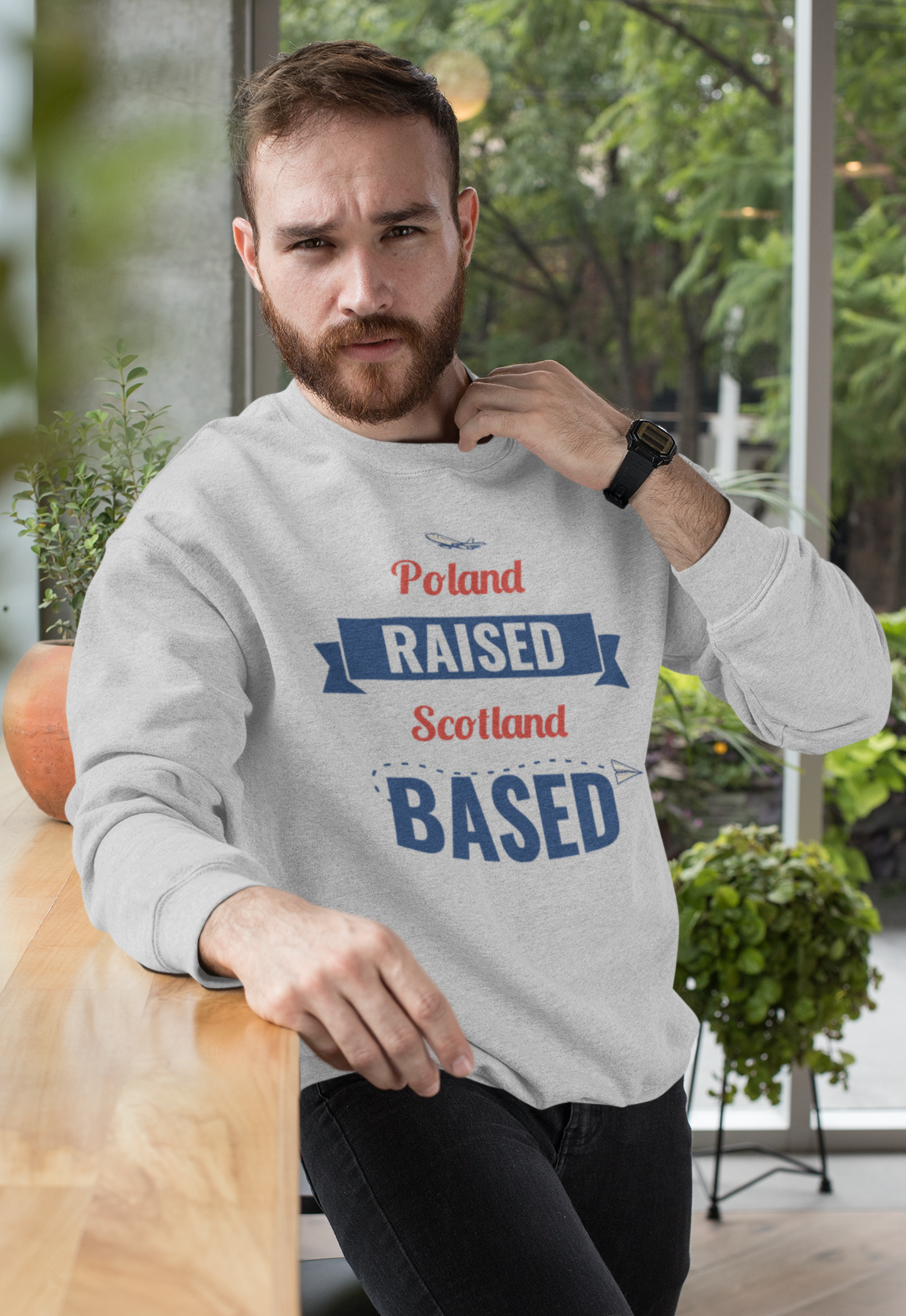 Personalised Unisex Premium Sweatshirt