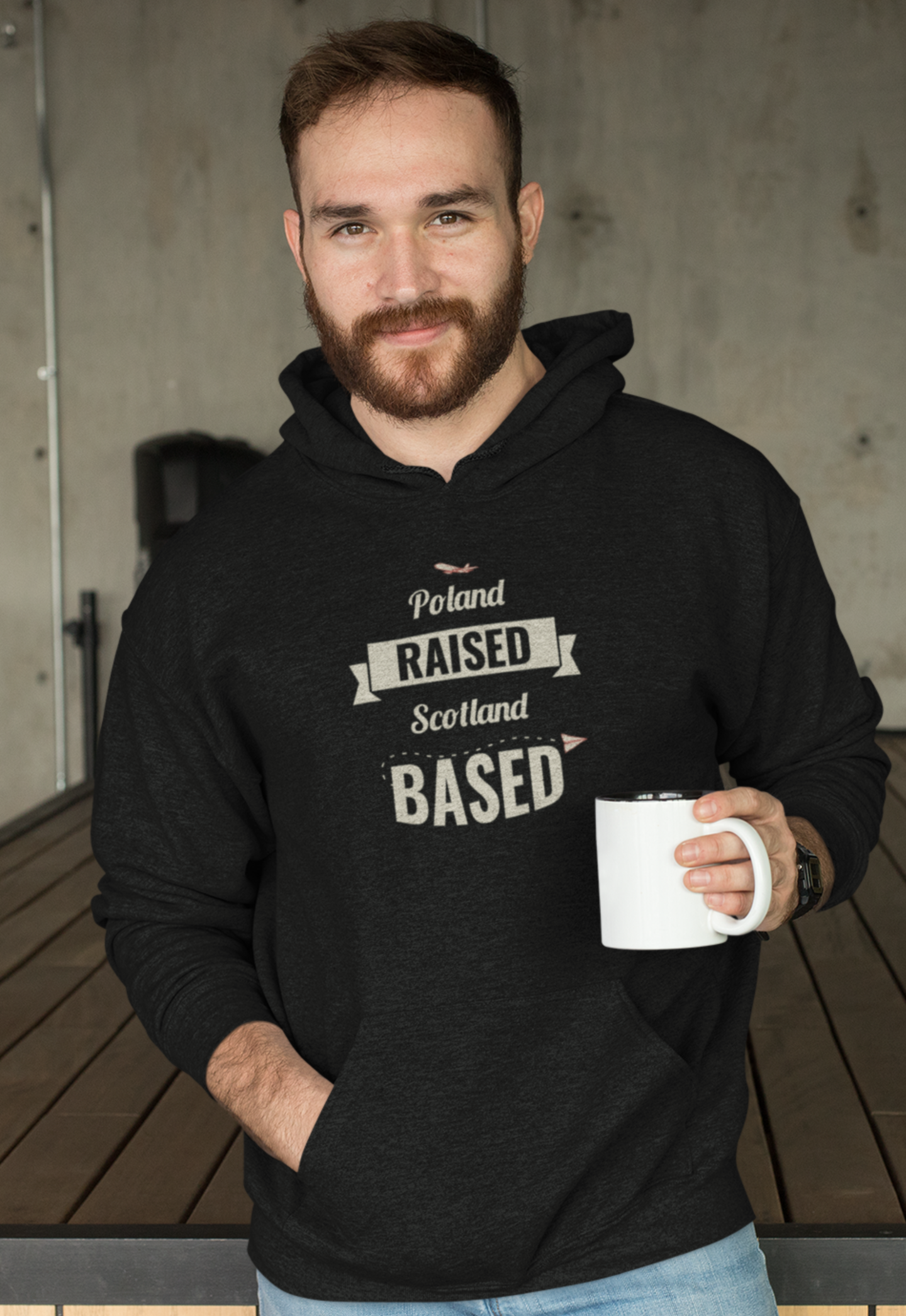 Personalised Unisex Premium Pullover Hoodie
