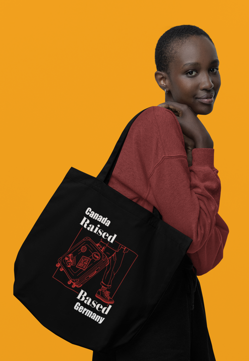 Personalised Black Eco Tote Bag