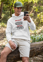 Custom location white hoodie – Raised Based design