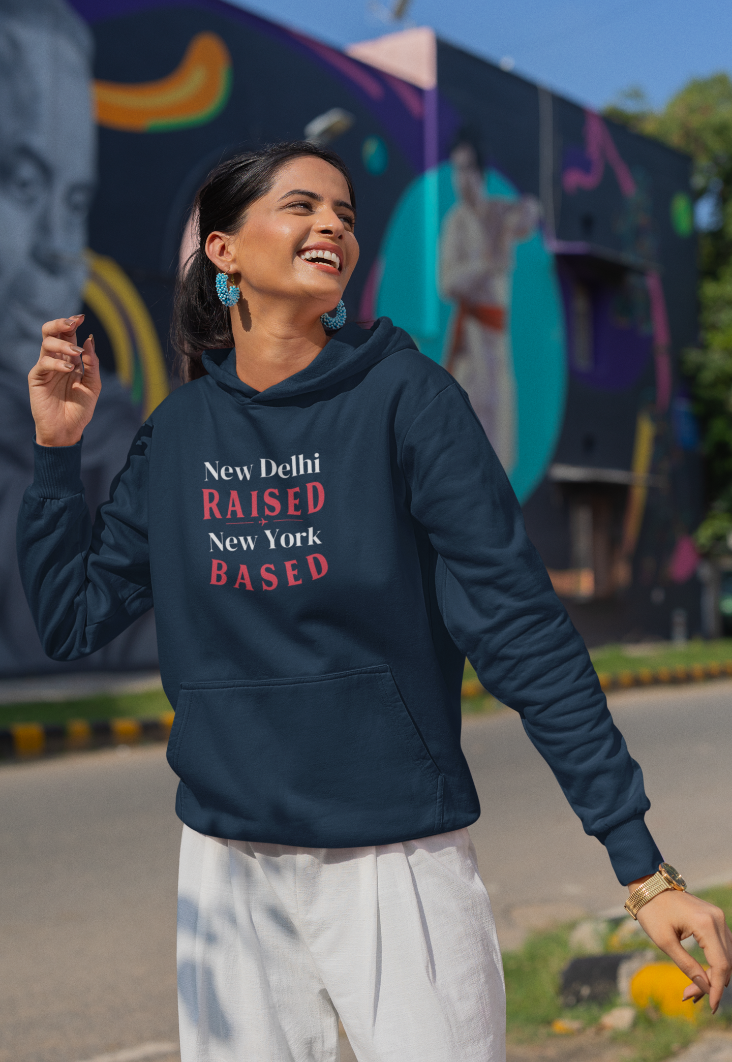 Personalised Unisex Premium Pullover Hoodie