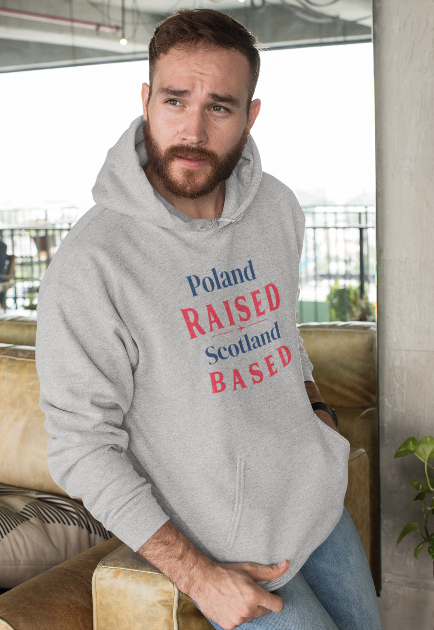 Personalised Unisex Premium Pullover Hoodie