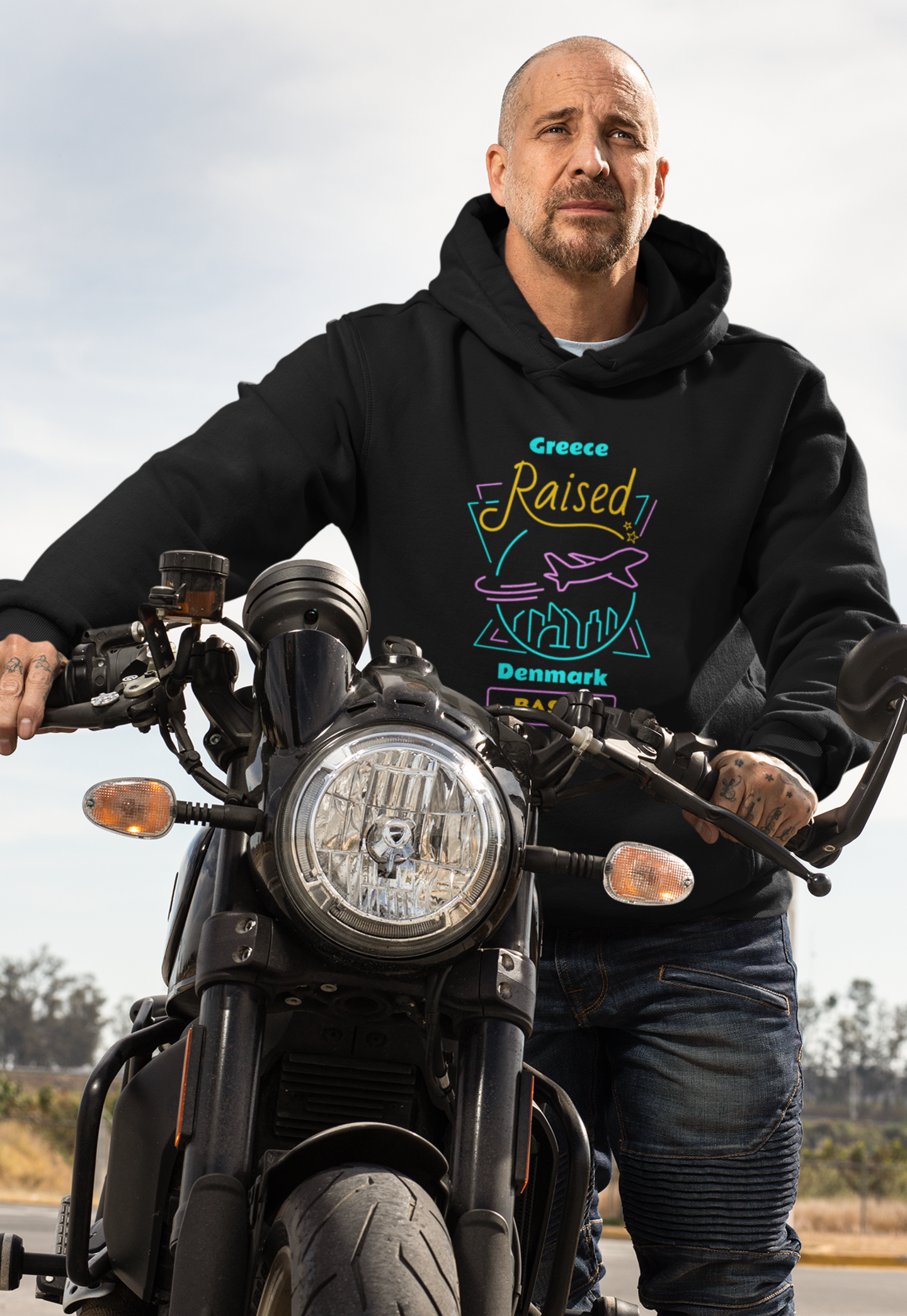 Personalised Unisex Premium Pullover Hoodie