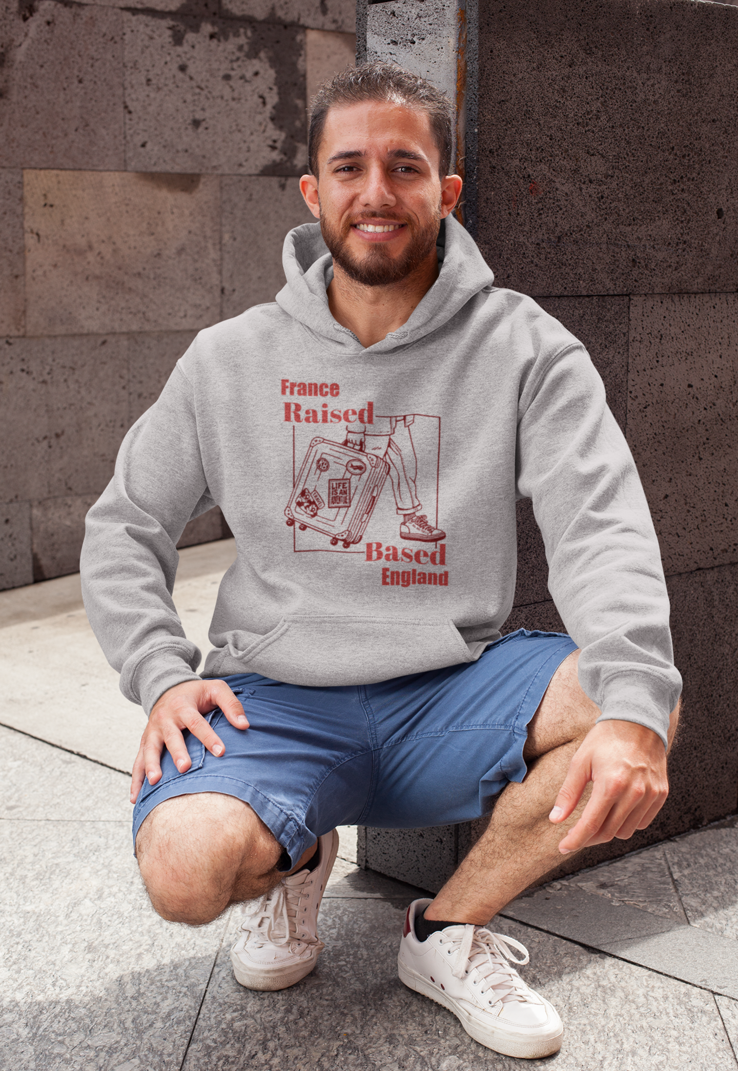 Personalised Unisex Premium Pullover Hoodie