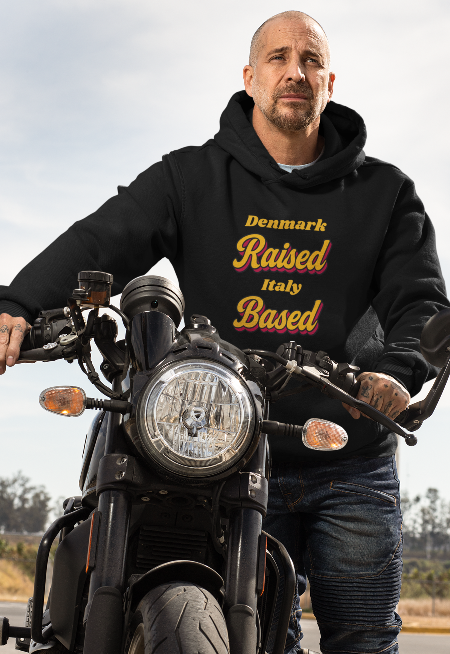 Personalised Unisex Premium Pullover Hoodie