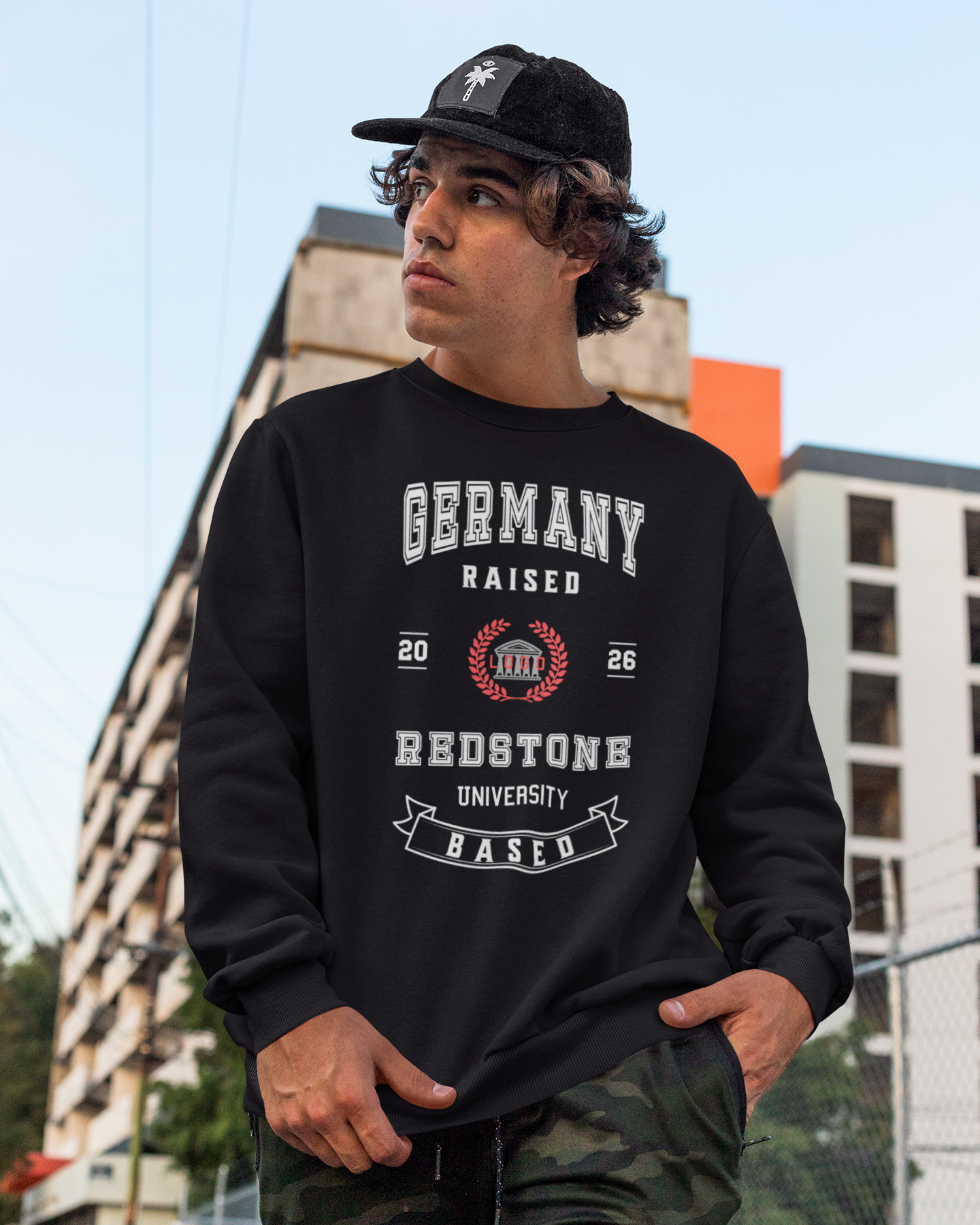 University Edition Personalised Sweatshirt with Logo